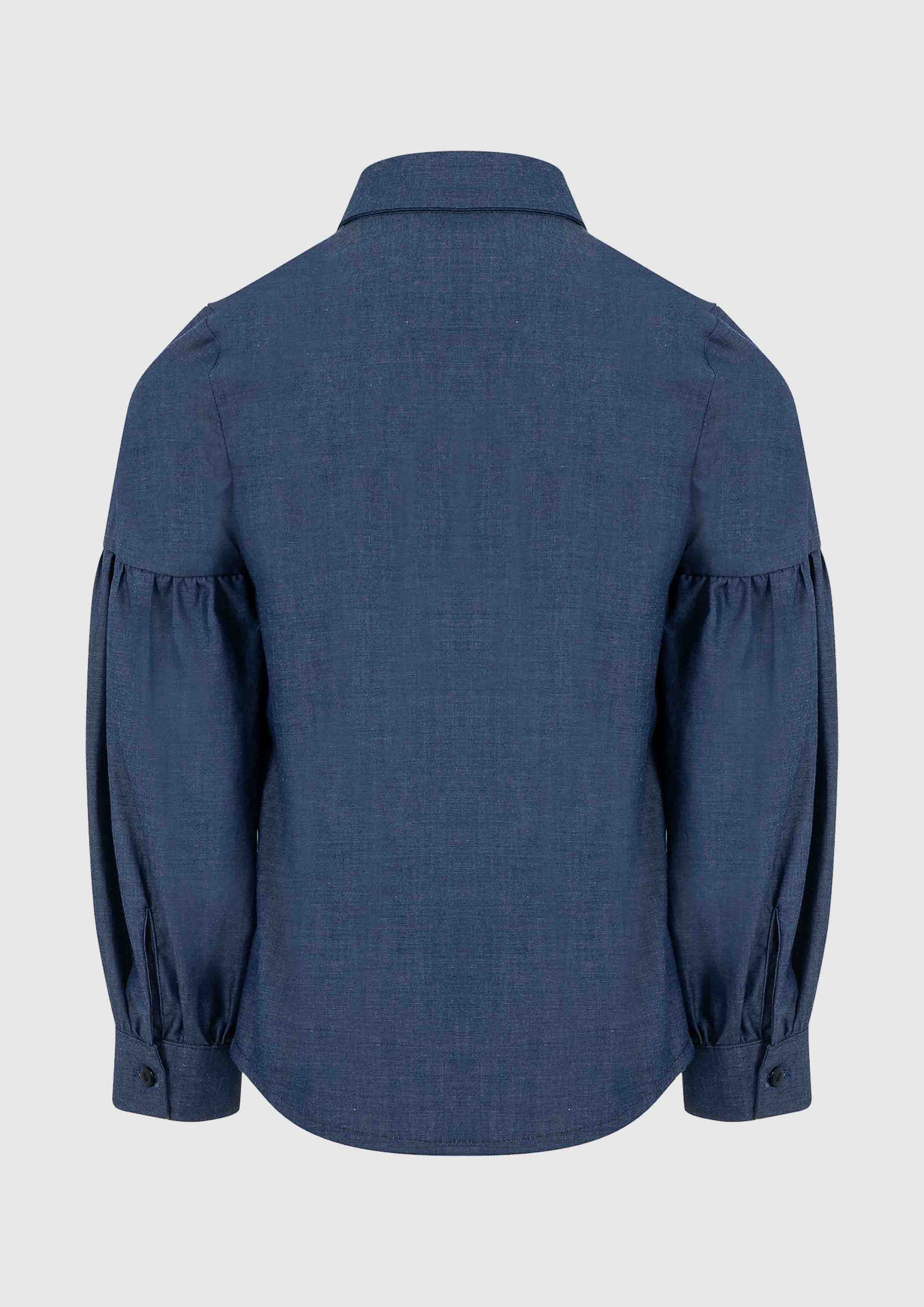 Lapin House Chambray Bow Shirt