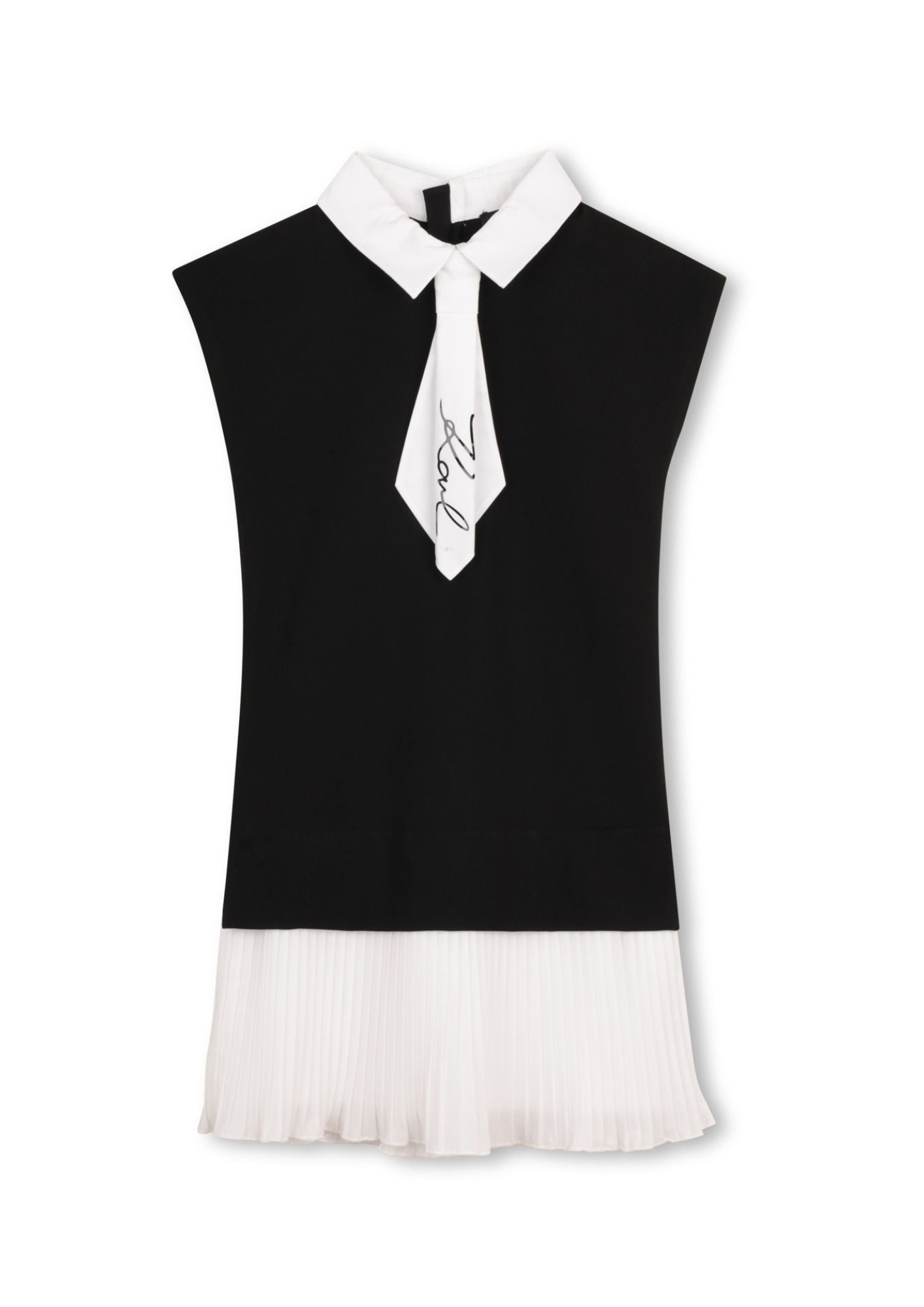 Karl Lagerfeld Contrast Tie Dress