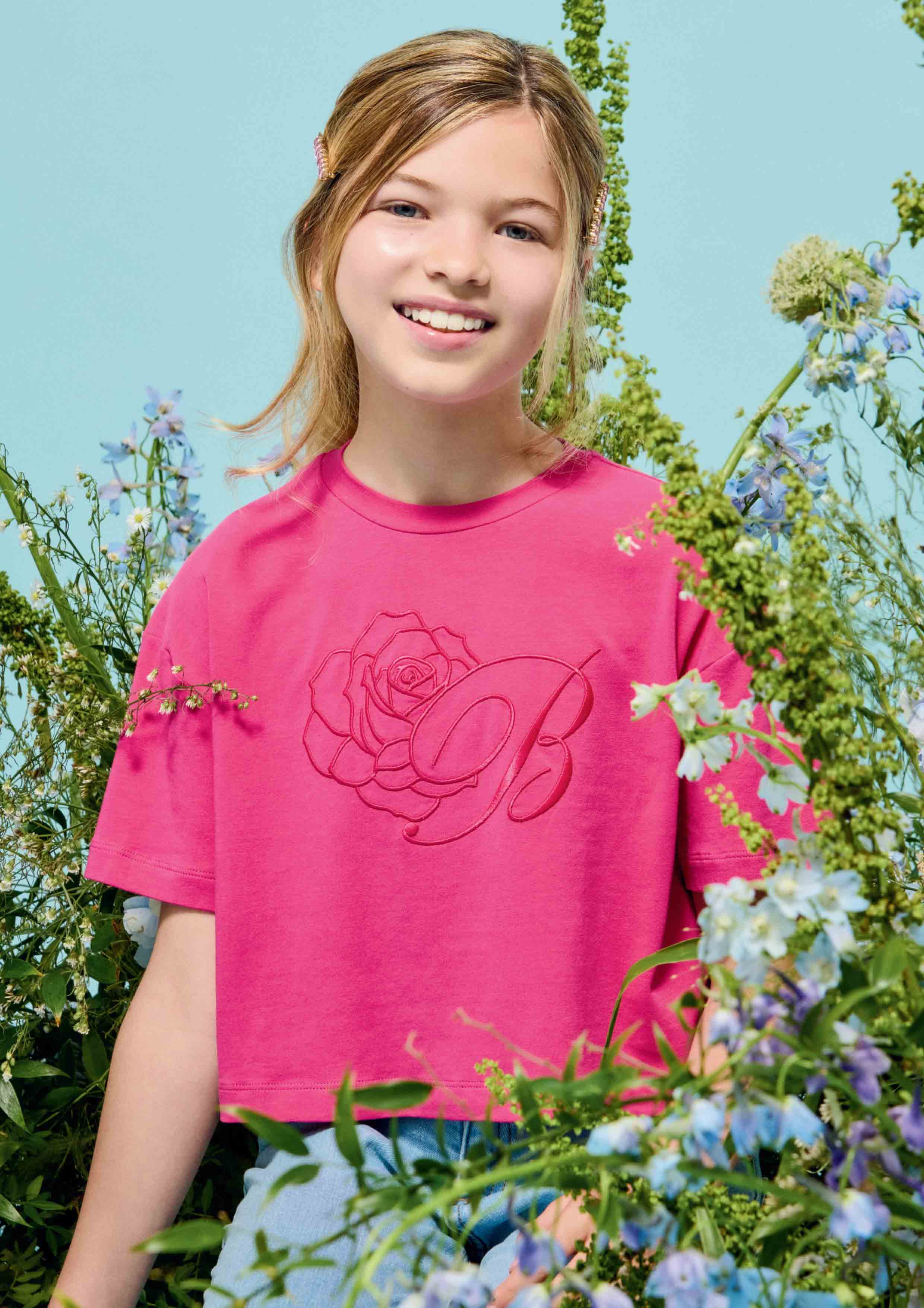 Miss Blumarine Fuchsia T-shirt