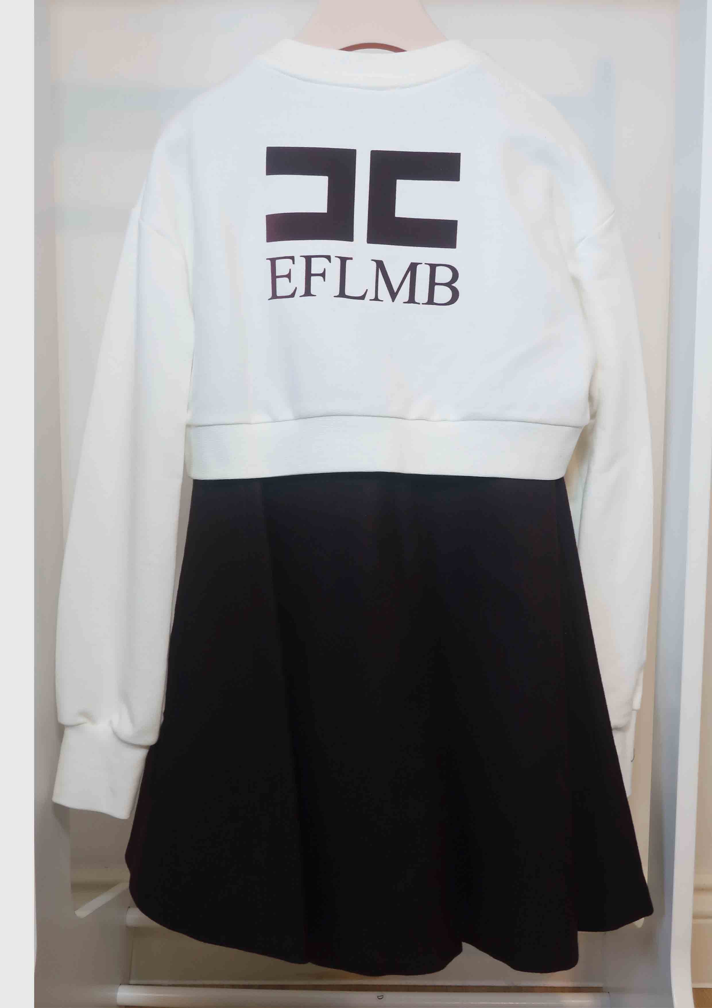 Elisabetta Franchi 2-piece Wine and Ivory Dress