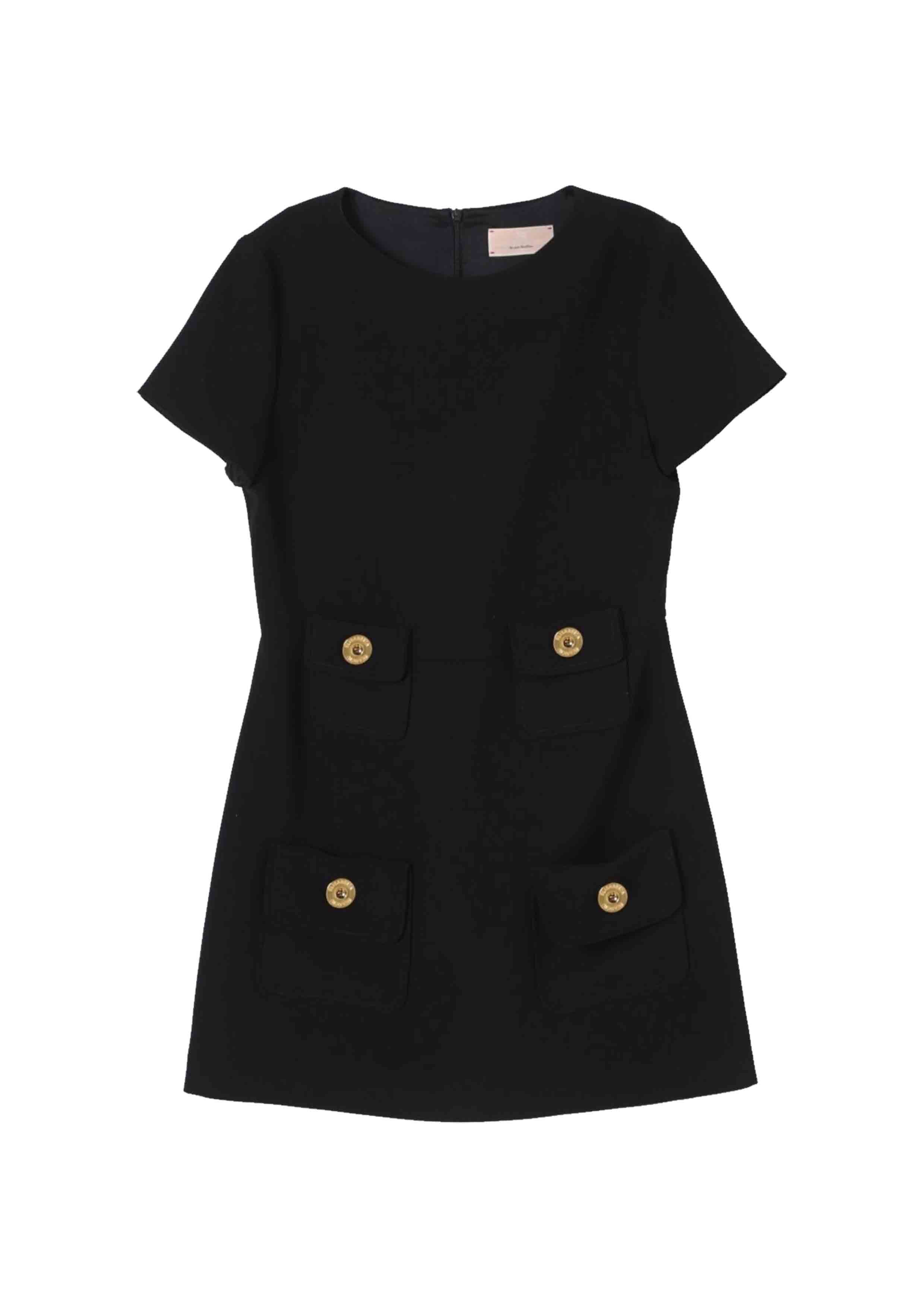 Elisabetta Franchi Black Pocket Dress