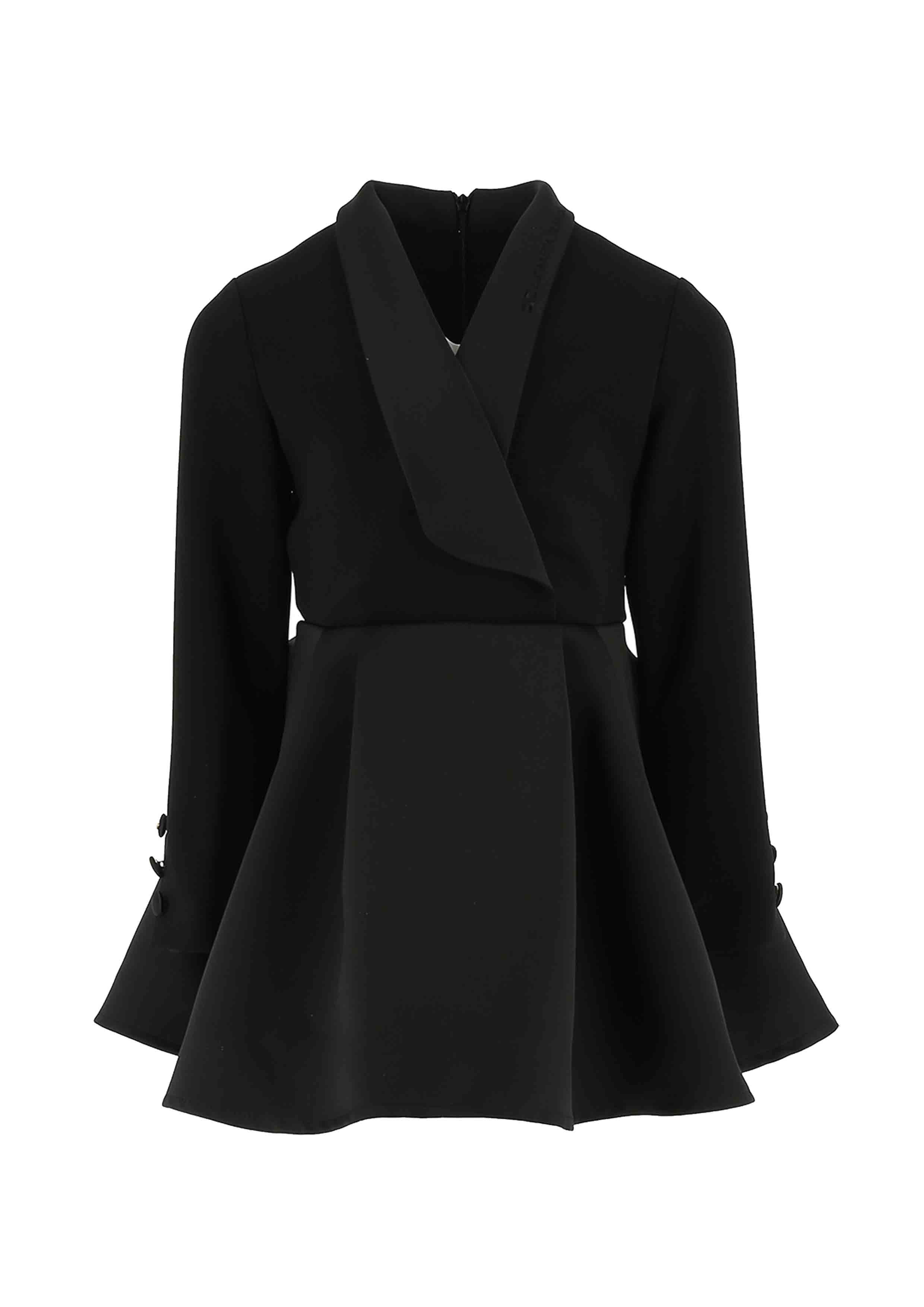 Elisabetta Franchi Lapels Black Dress