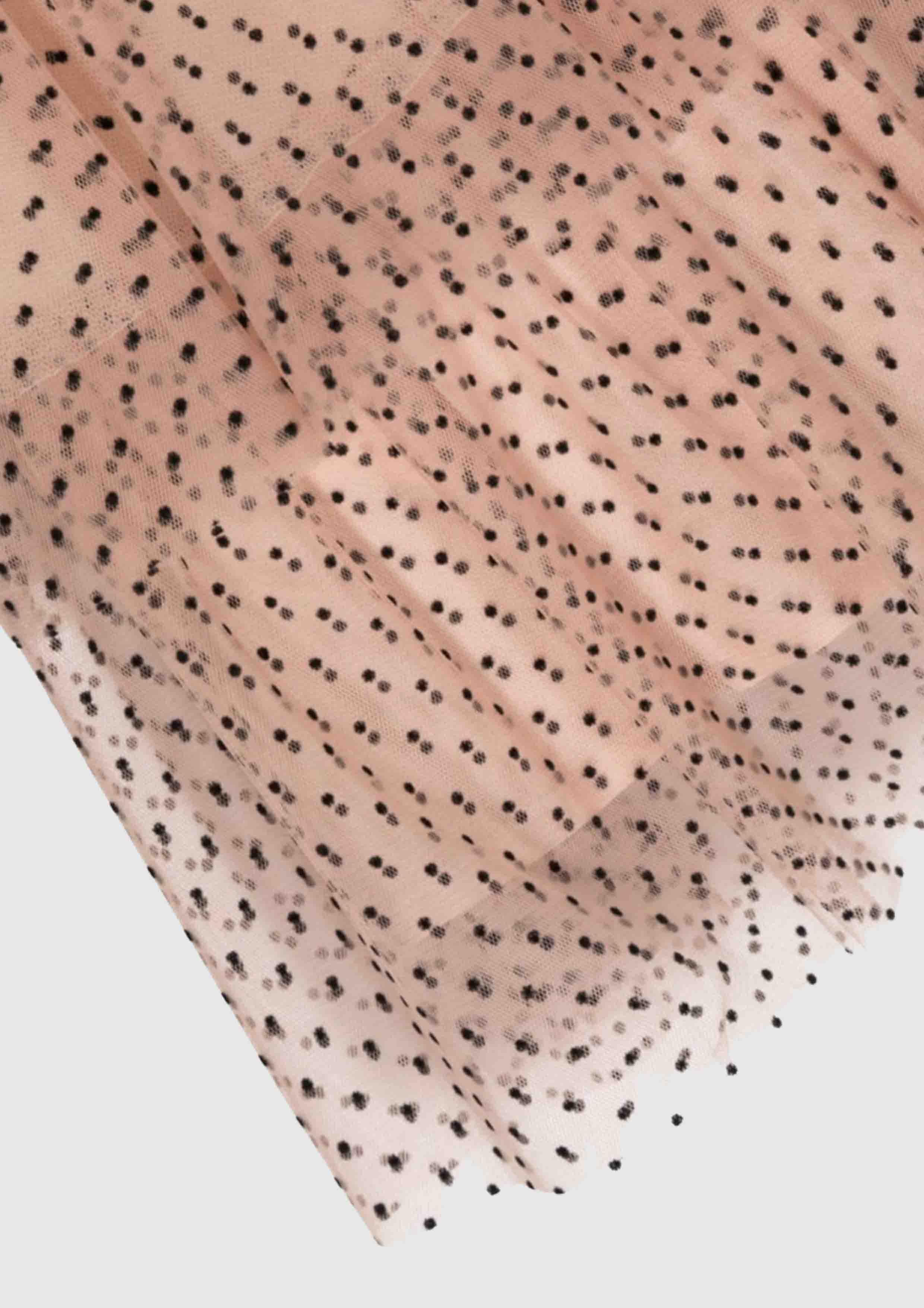 Philosophy Blush Pink Dotted Tulle Skirt