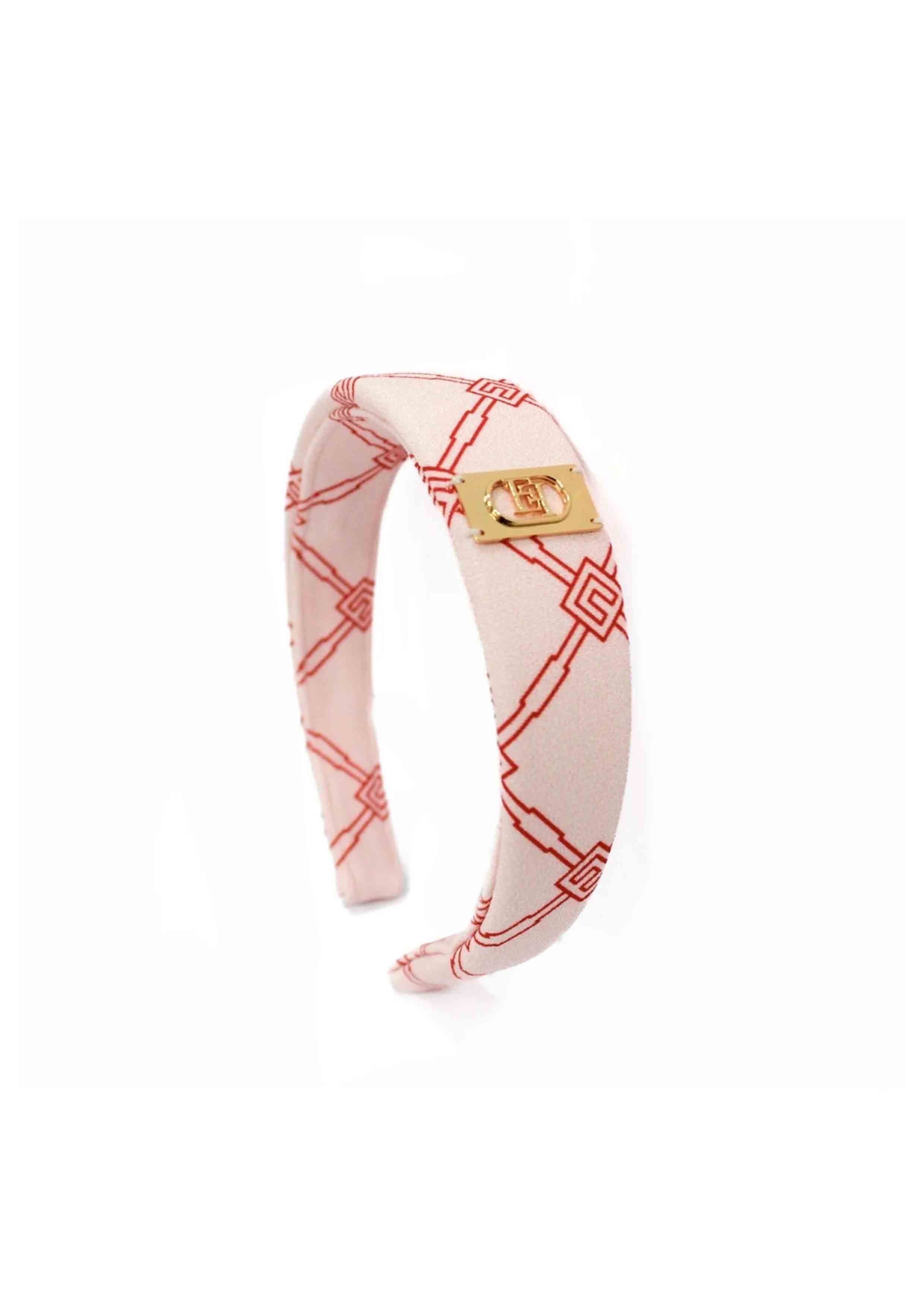 Elisabetta Franchi Pink and Red Hairband