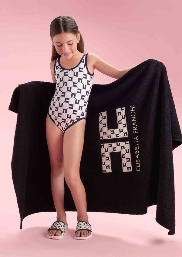 Elisabetta Franchi Swimsuit with Cubic Logo