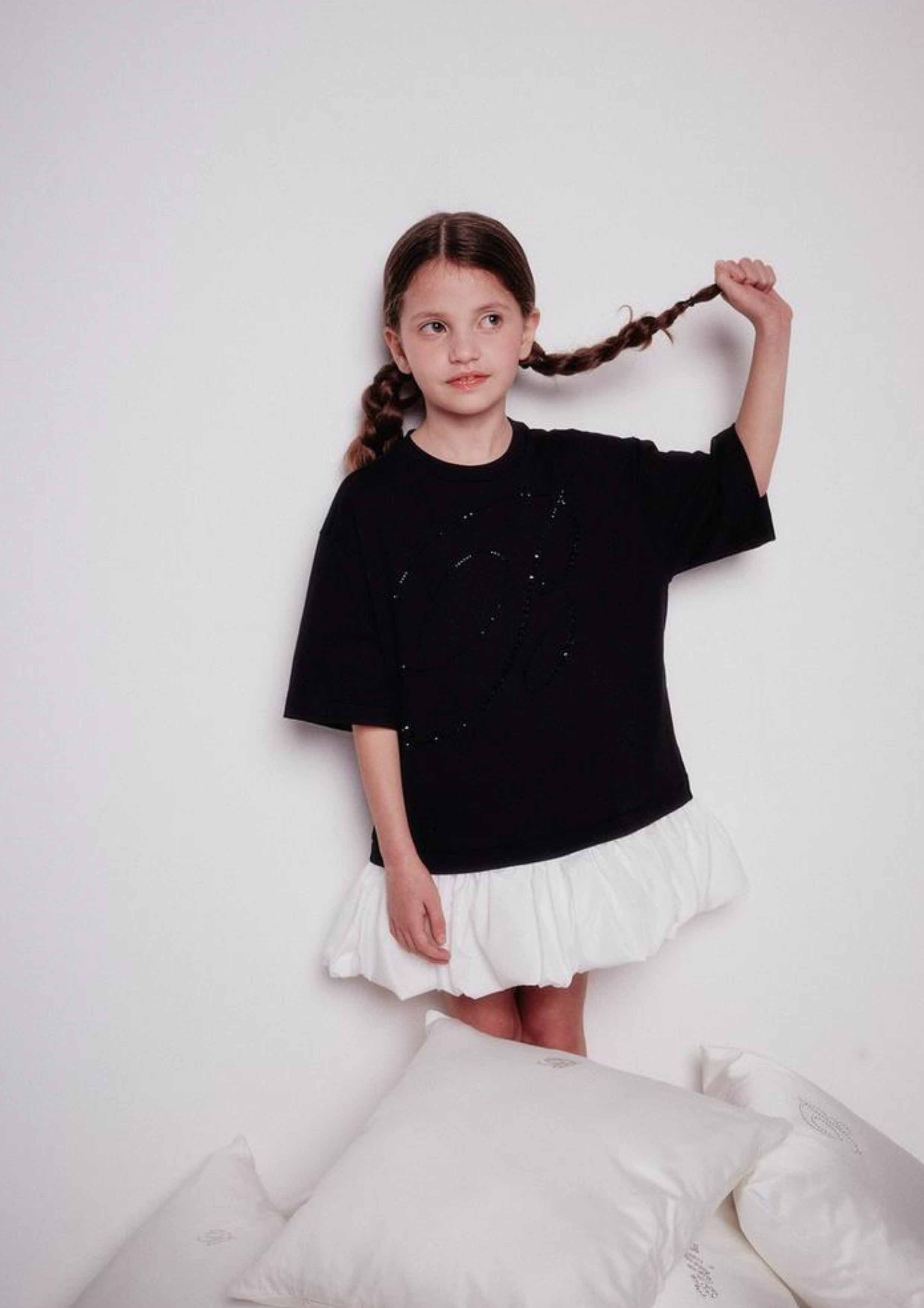 Miss Blumarine Black Jersey Dress