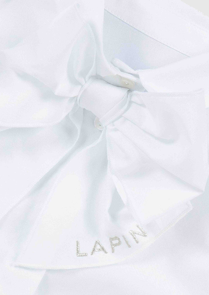 Lapin House White Bow Shirt