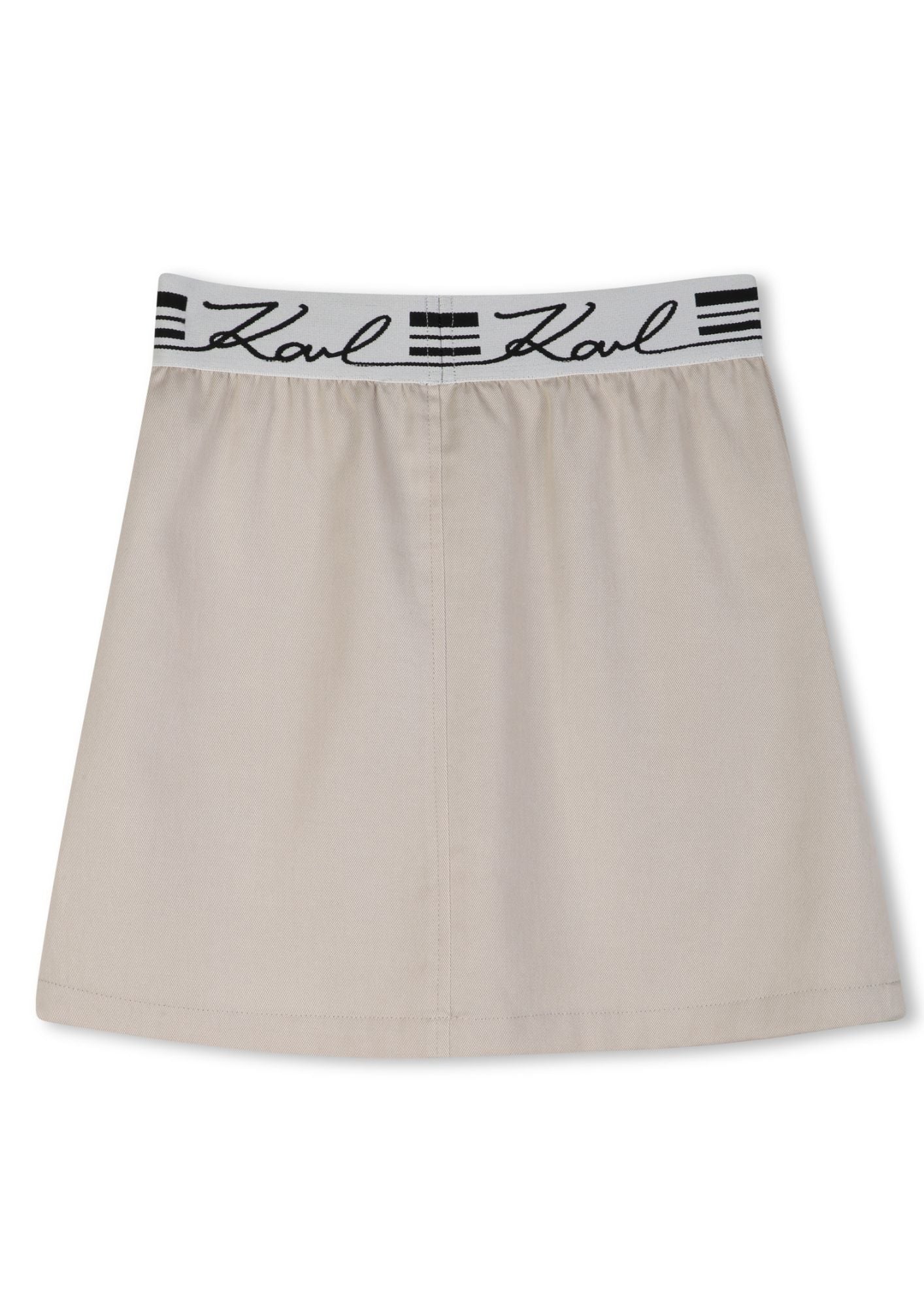 Karl Lagerfeld Beige Mini Skirt