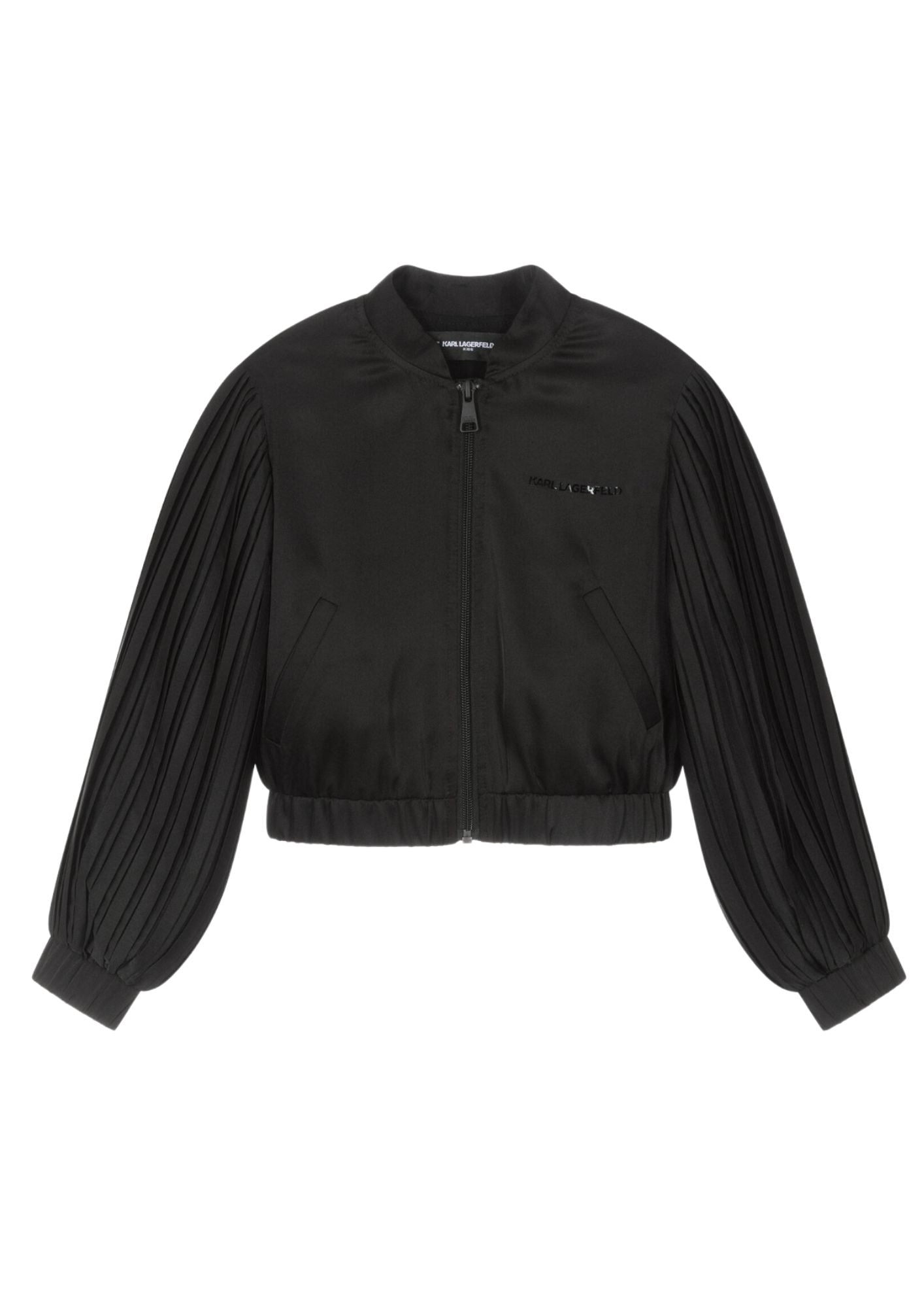Karl Lagerfeld Pleated Detail Jacket