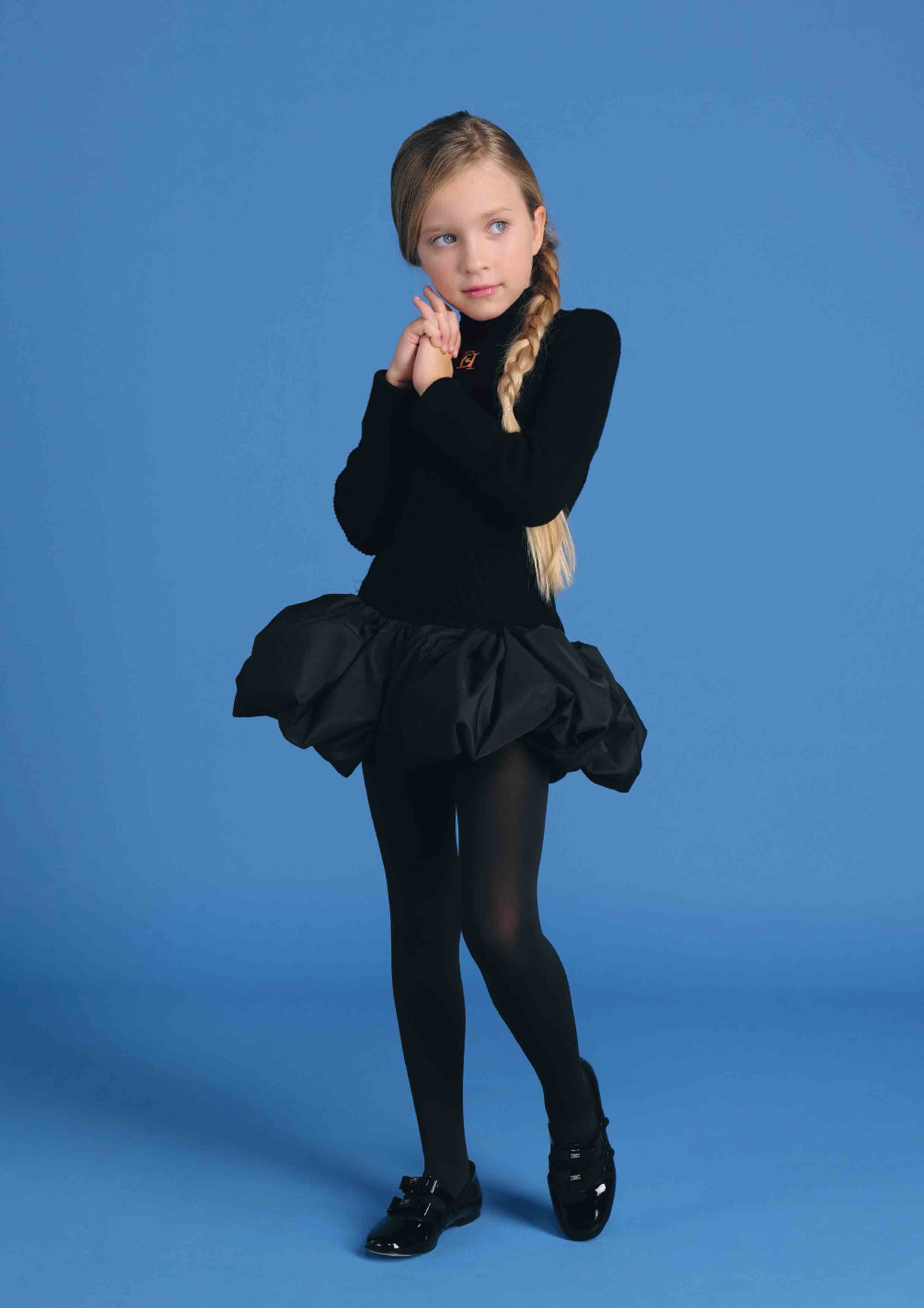 Elisabetta Franchi Knitted Dress with Balloon Skirt β Tiny Models