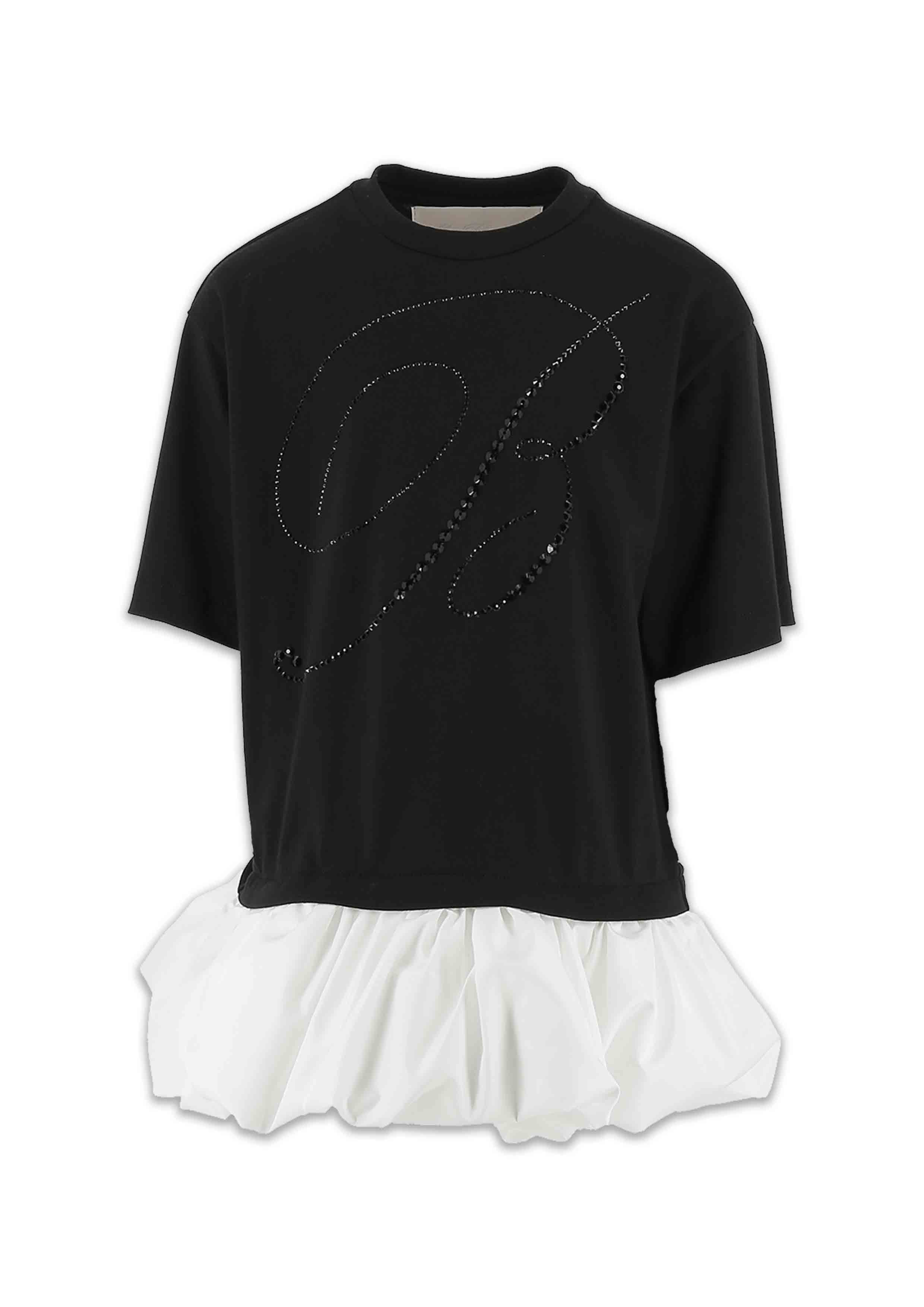 Miss Blumarine Black Jersey Dress