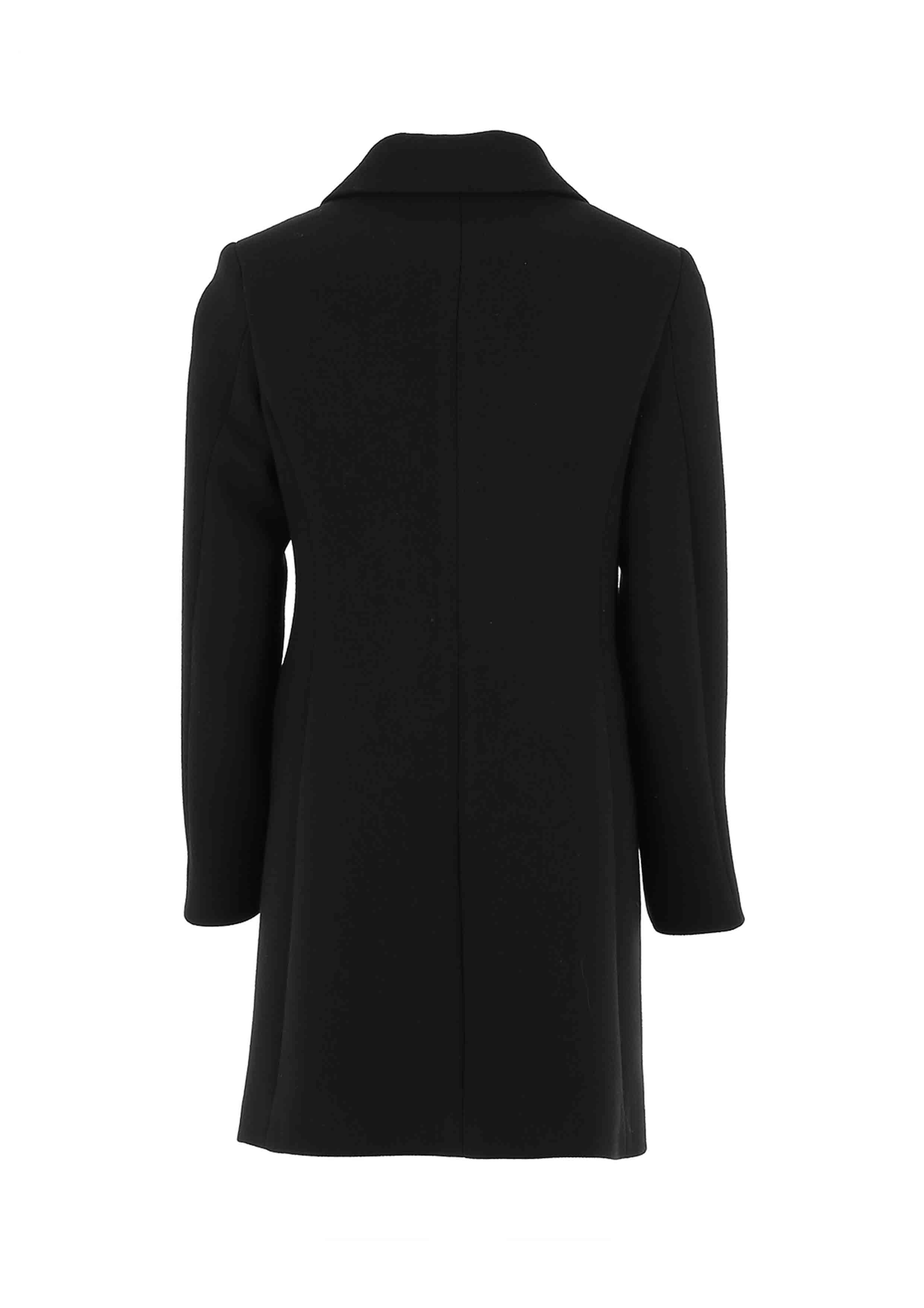 Elisabetta Franchi Black Long Coat
