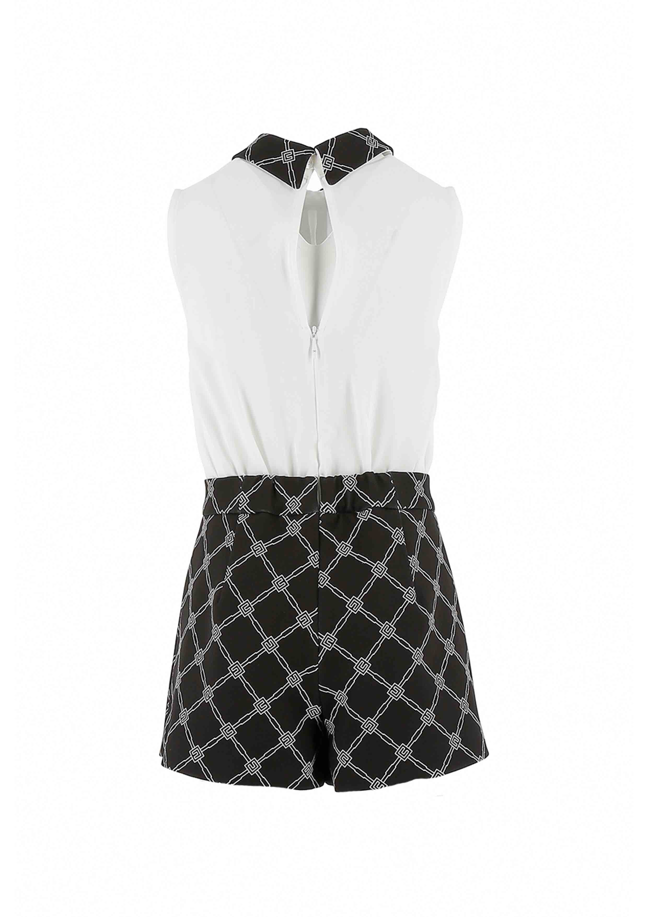 Elisabetta Franchi Black and White Jumpsuit