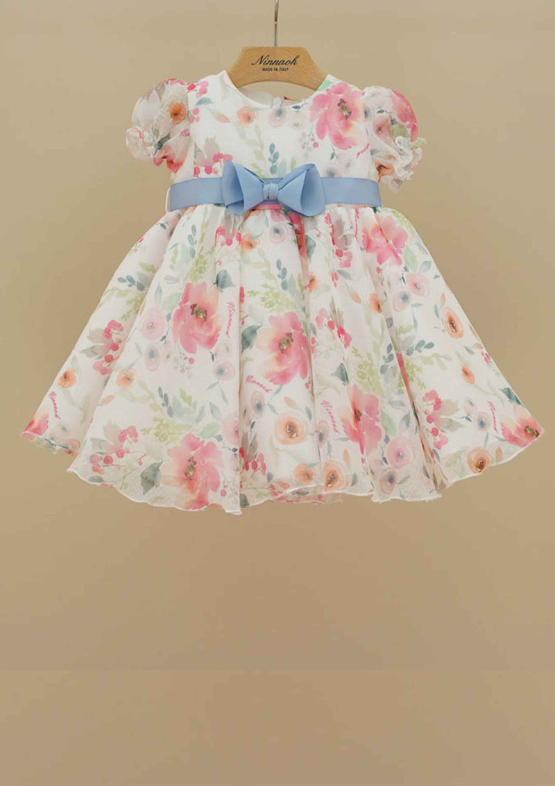Ninnaoh Elegant Floral Baby Dress
