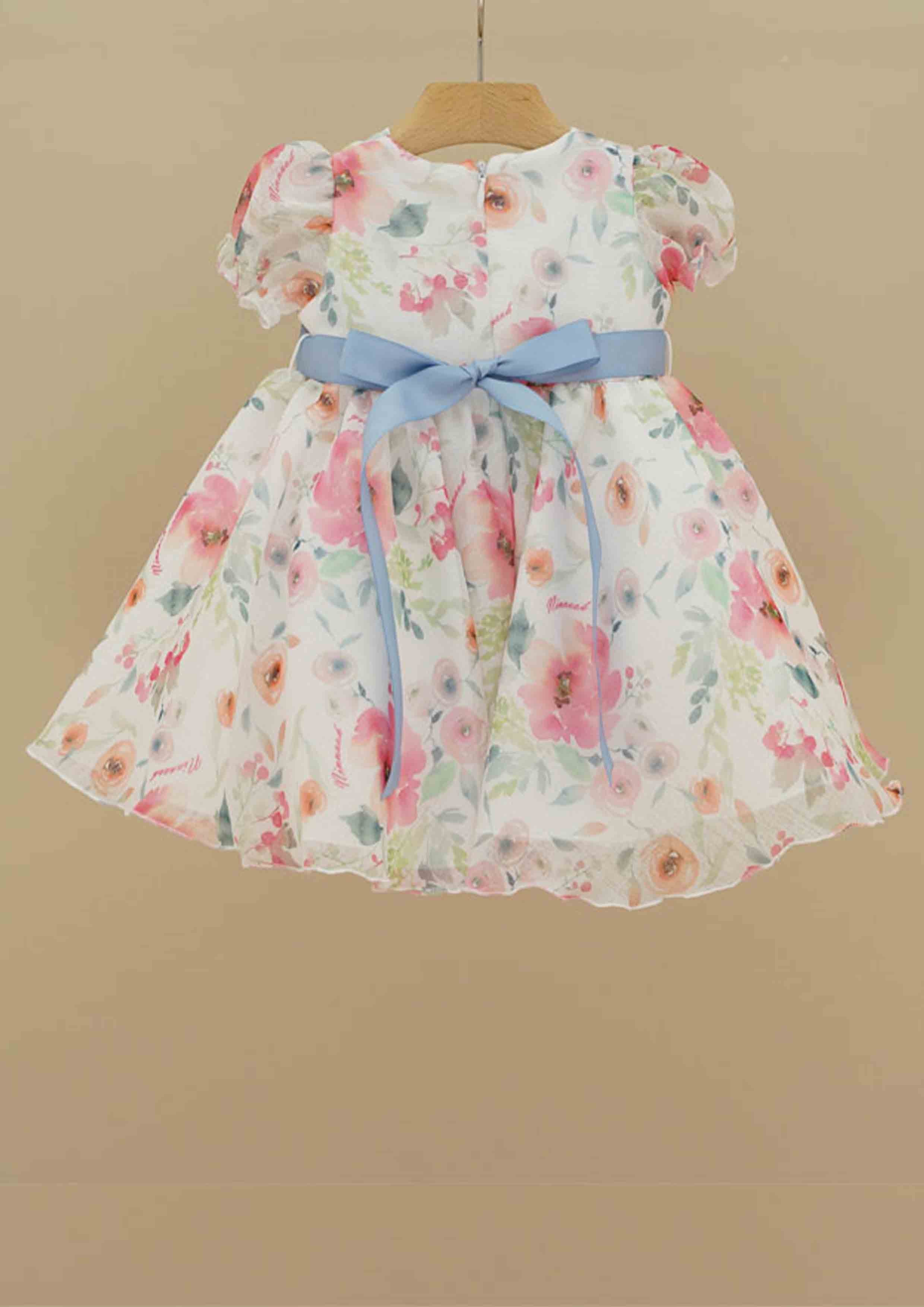 Ninnaoh Elegant Floral Baby Dress