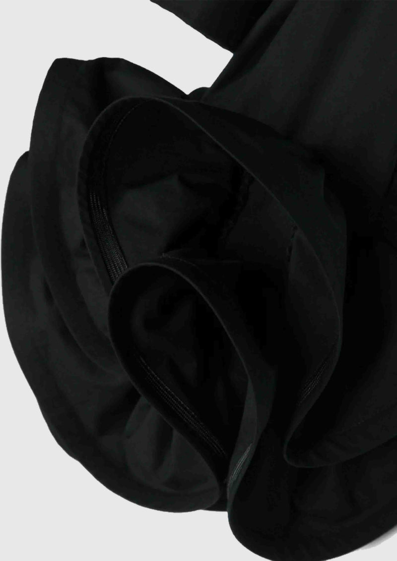 Elisabetta Franchi Black Ruffle Cuff Shirt