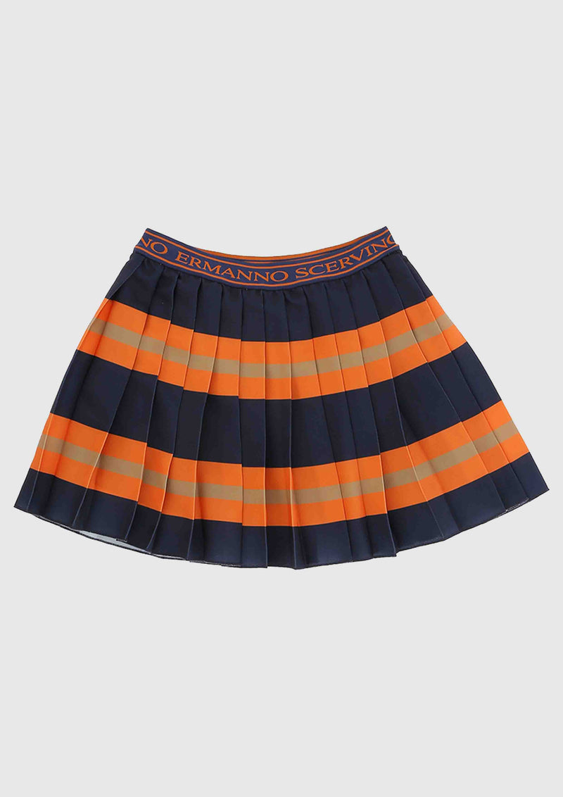 Ermanno Scervino Mini Pleated Skirt With Elasticated Waist