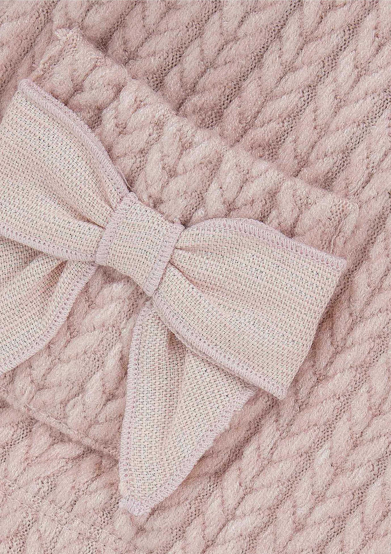 Pink Knitted Cardigan