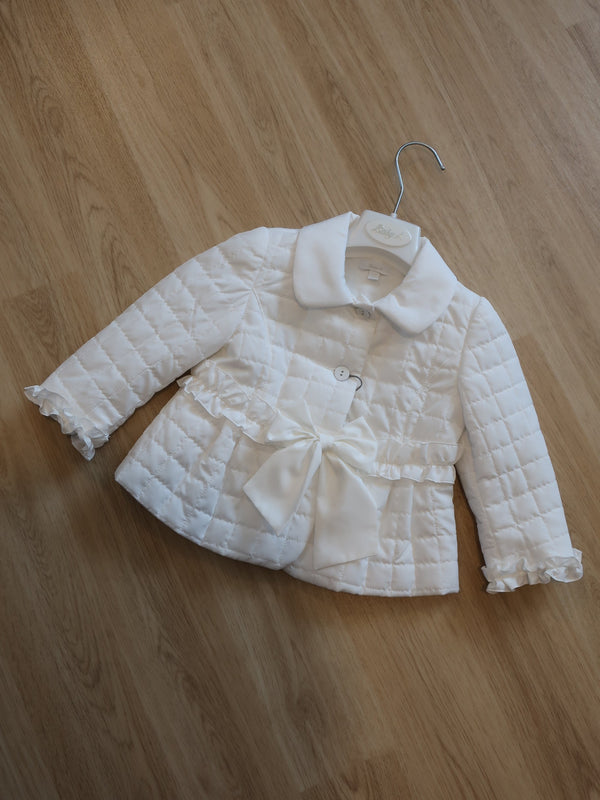 Baby A White baby Jacket - Tiny Models