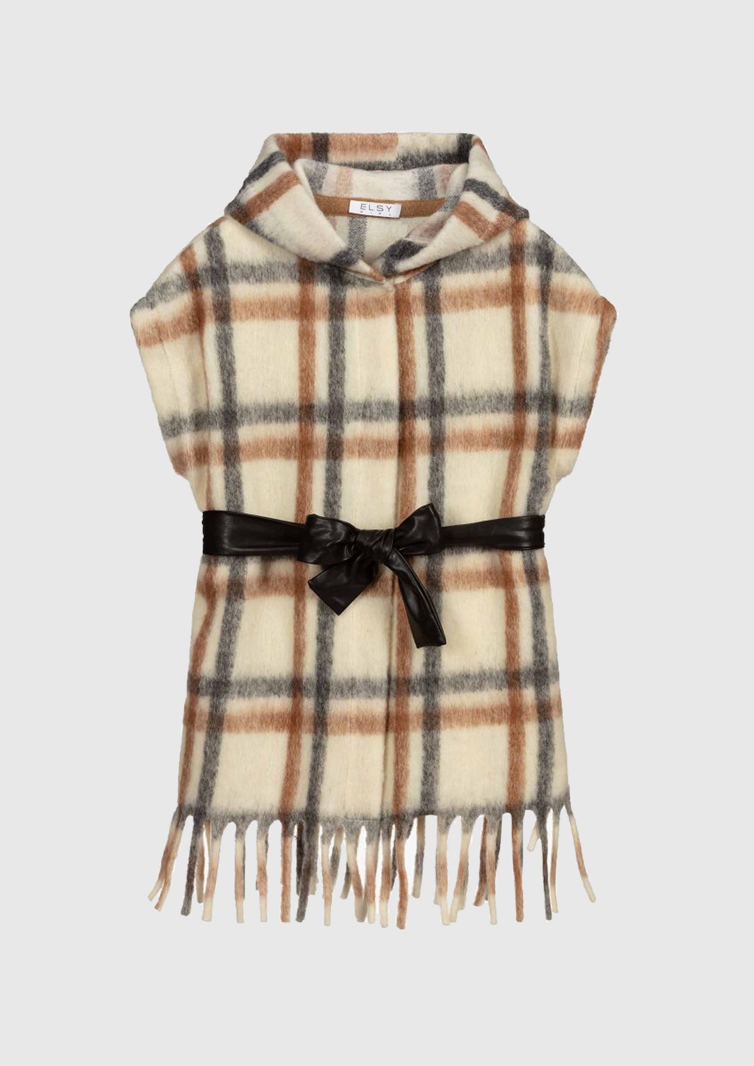 Beige check waistcoat - Tiny Models