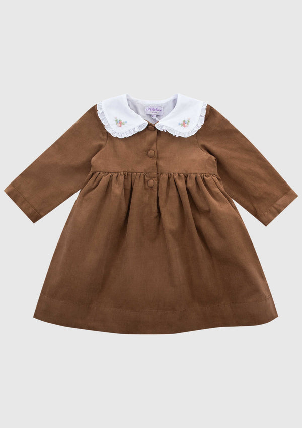 Brown Corduroy Dress - Tiny Models